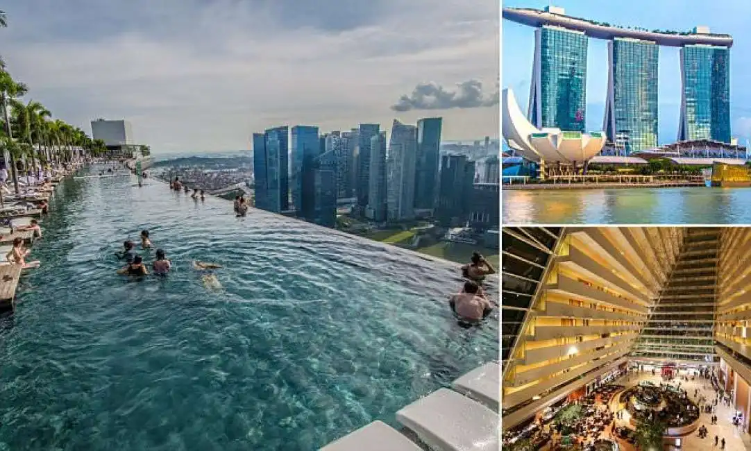 piscina a sfioro singapore