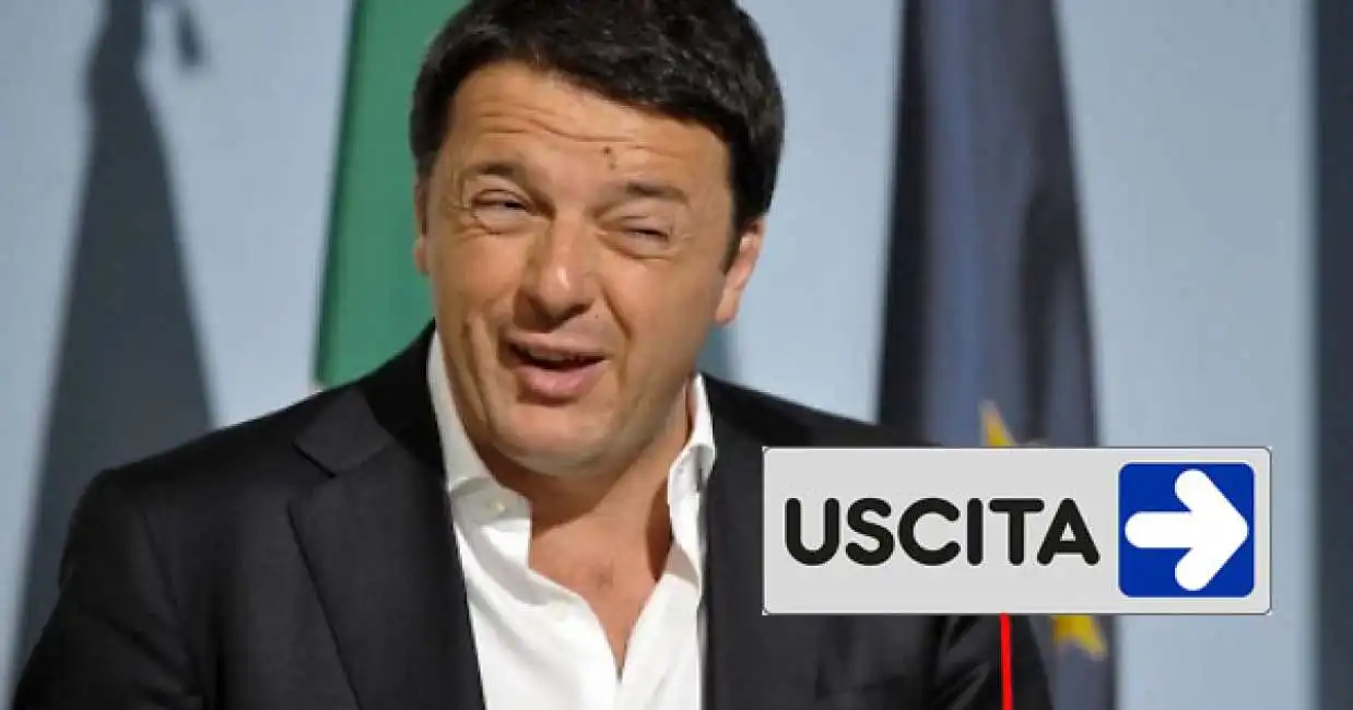 renzi uscita