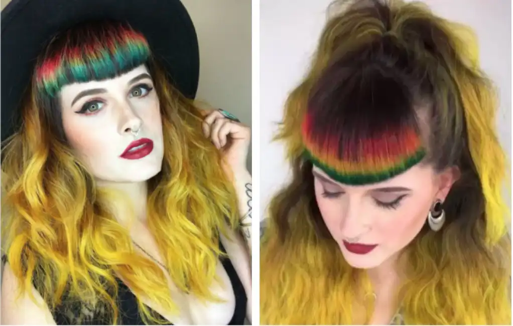 capelli arcobaleno