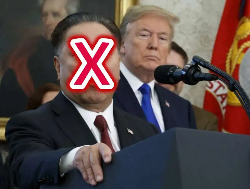 donald trump con il ceo di broadcom hock tan 