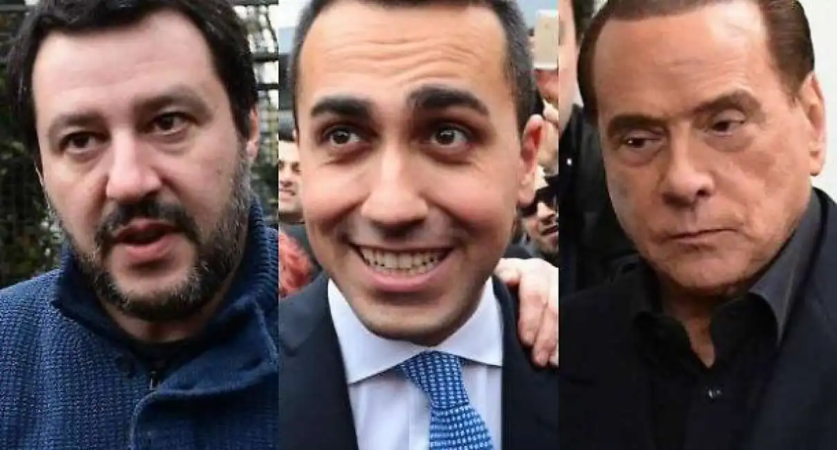 salvini di maio berlusconi