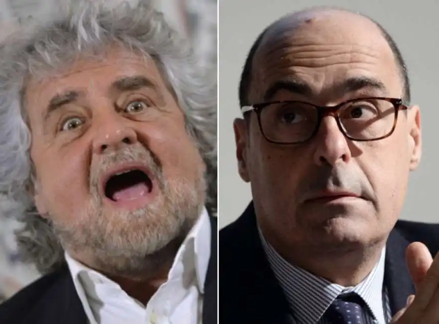 beppe grillo nicola zingaretti