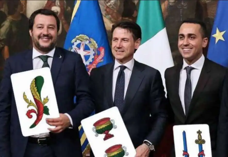 conte salvini di maio