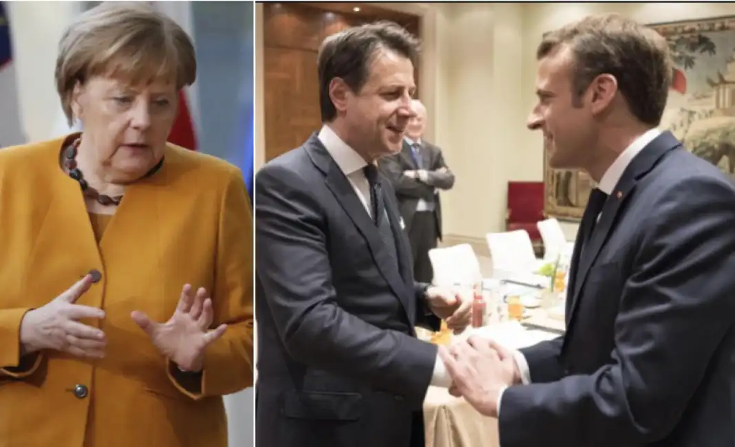 merkel conte macron