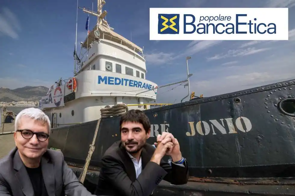 nichi vendola nicola fratoianni mare jonio ong mediterranea banca etica