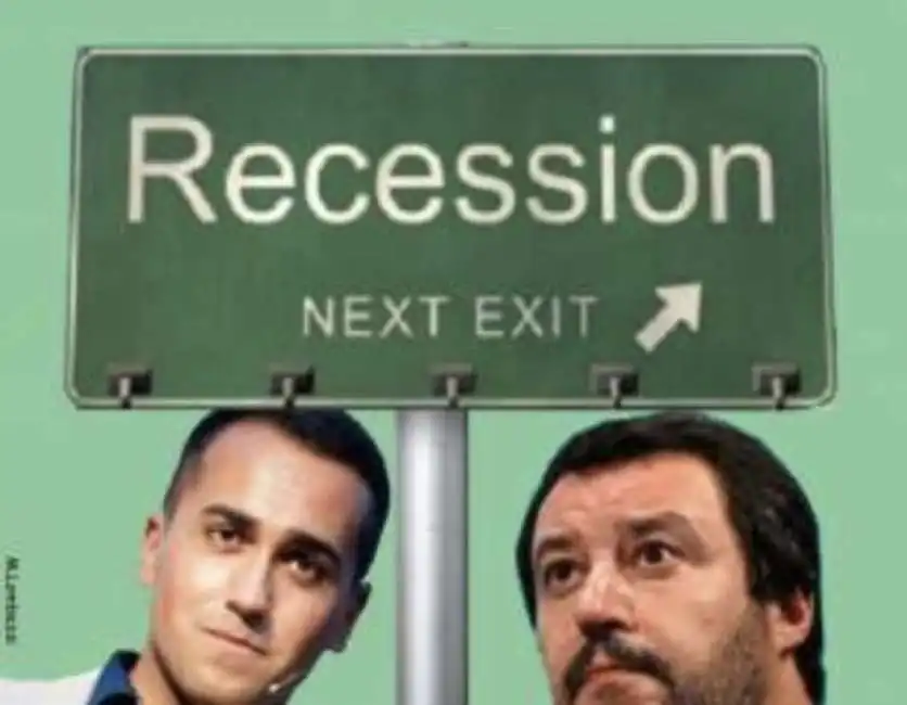 salvini di maio recessione