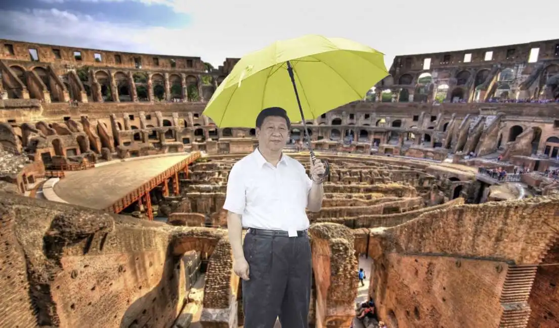 xi jinping colosseo