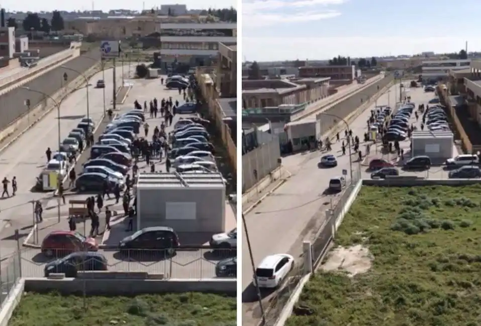 foggia carcere detenuti evasione