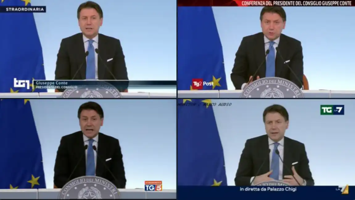 giuseppe conte reti unificate 