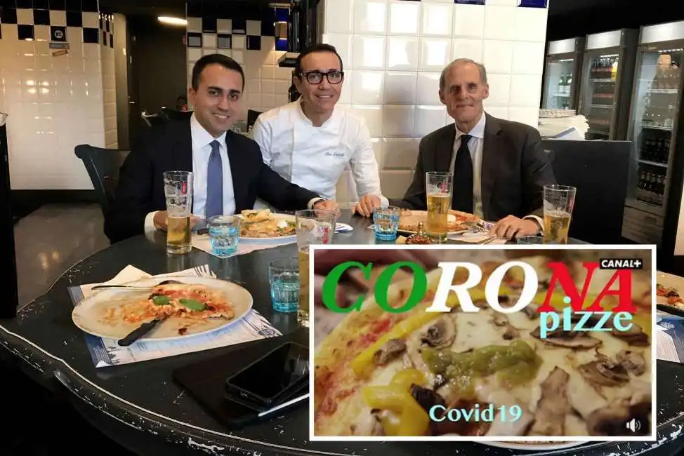 luigi di maio ambasciatore francese masset coronavirus pizza