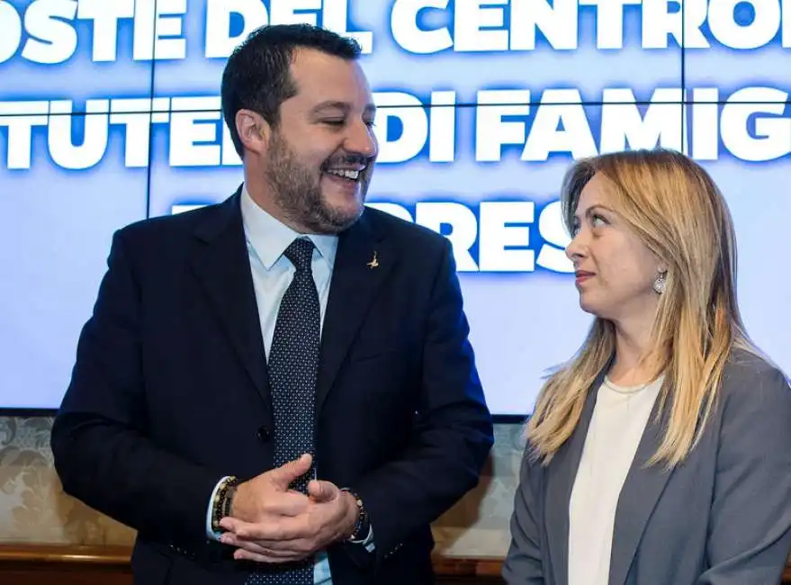 matteo salvini giorgia meloni