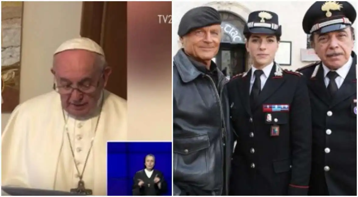 papa francesco e don matteo