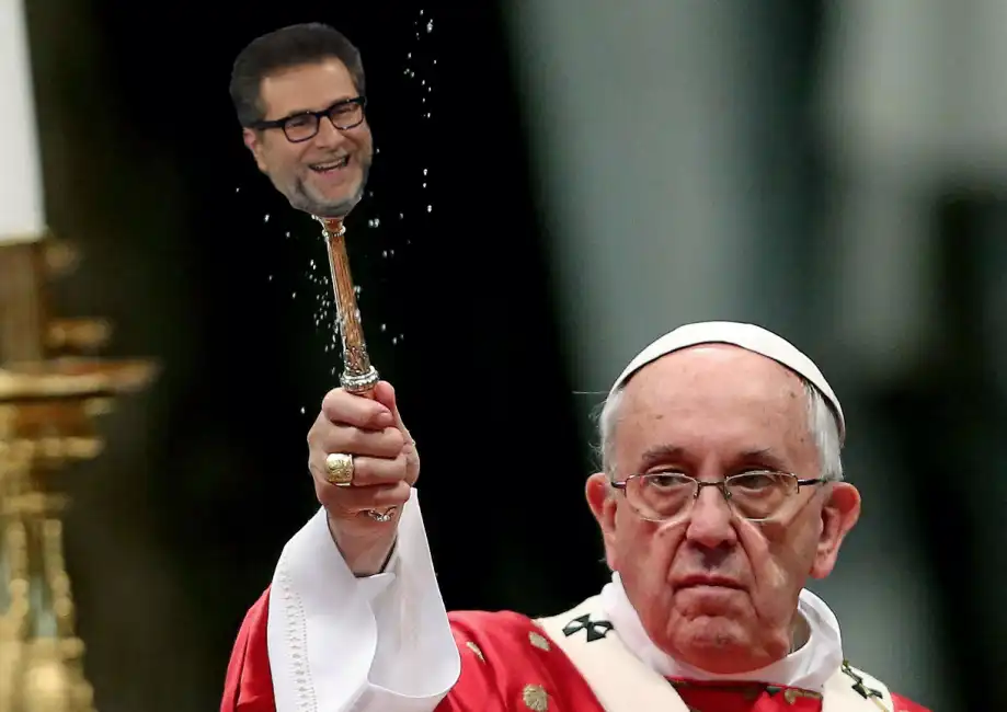 papa francesco fabio fazio