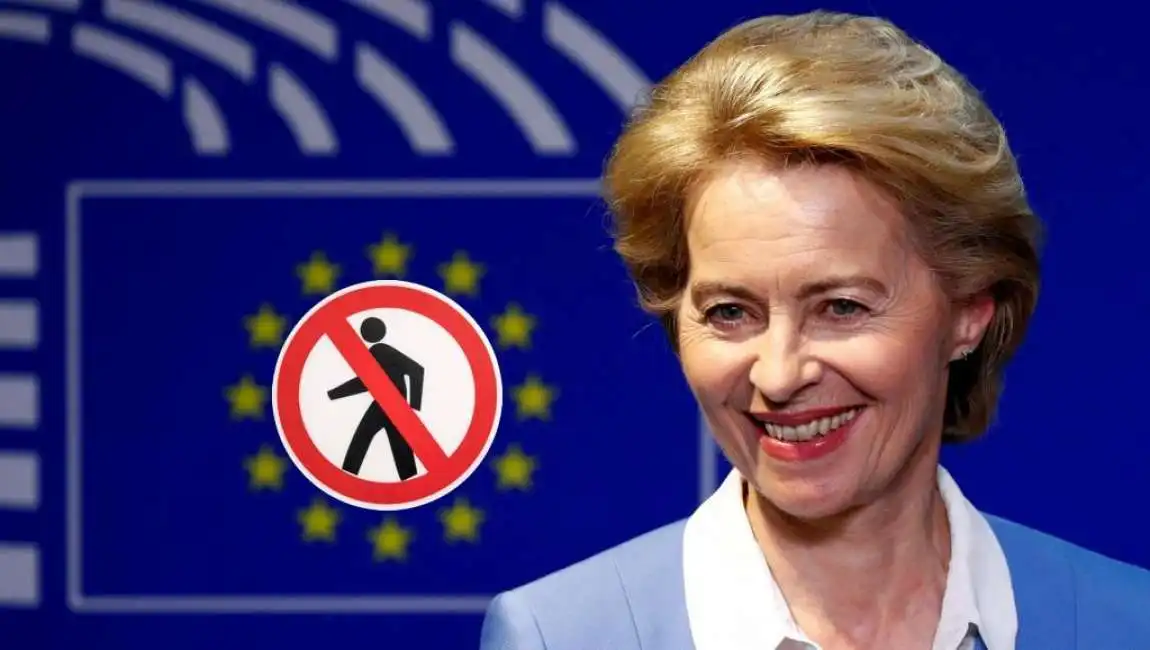 ursula von der leyen unione europea coronavirus divieto schengen