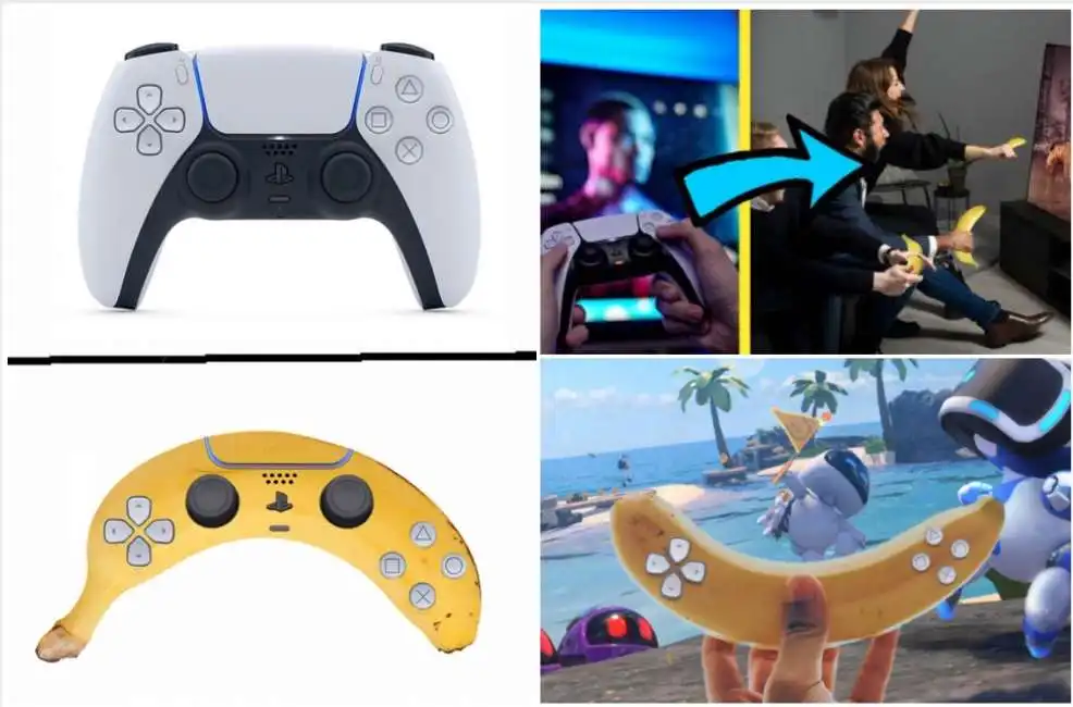 banana joystick sony