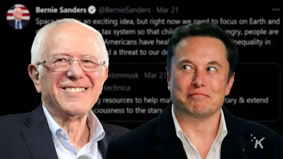 bernie sanders ed elon musk