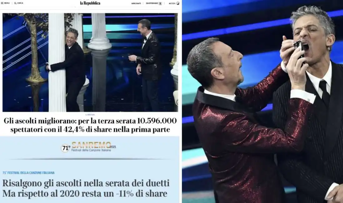 fiorello amadeus sanremo 2021sanremo