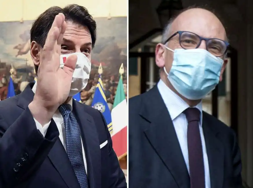 giuseppe conte enrico letta