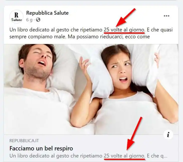 la repubblica respira 25 volte al giorno