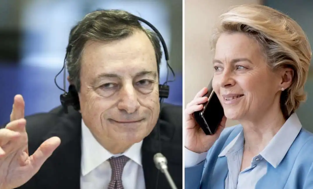 mario draghi ursula von der leyen