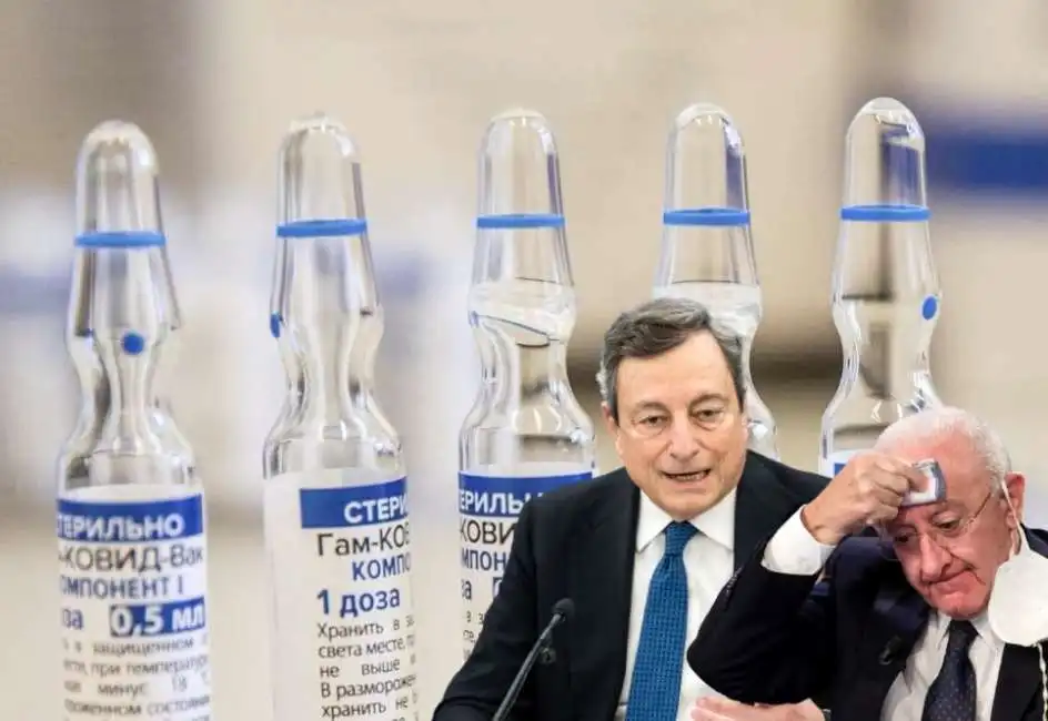 mario draghi vincenzo de luca sputnik