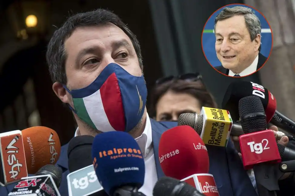 matteo salvini mario draghi