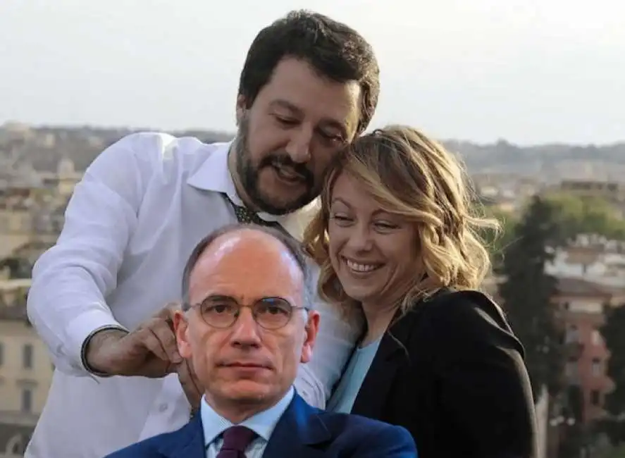 salvini meloni letta