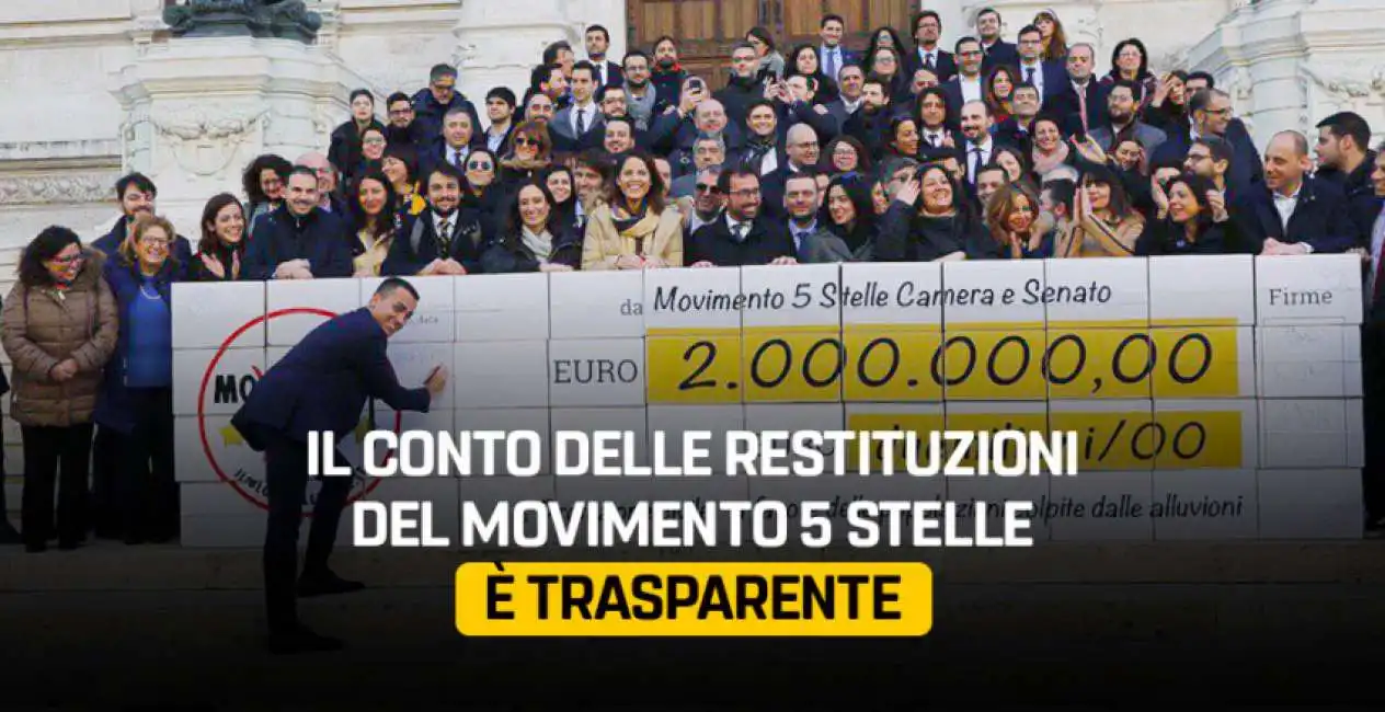 soldi donazioni m5s