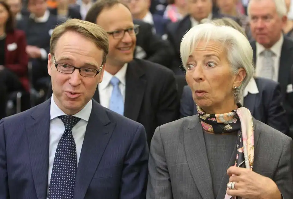 weidmann della bundesbank e lagarde