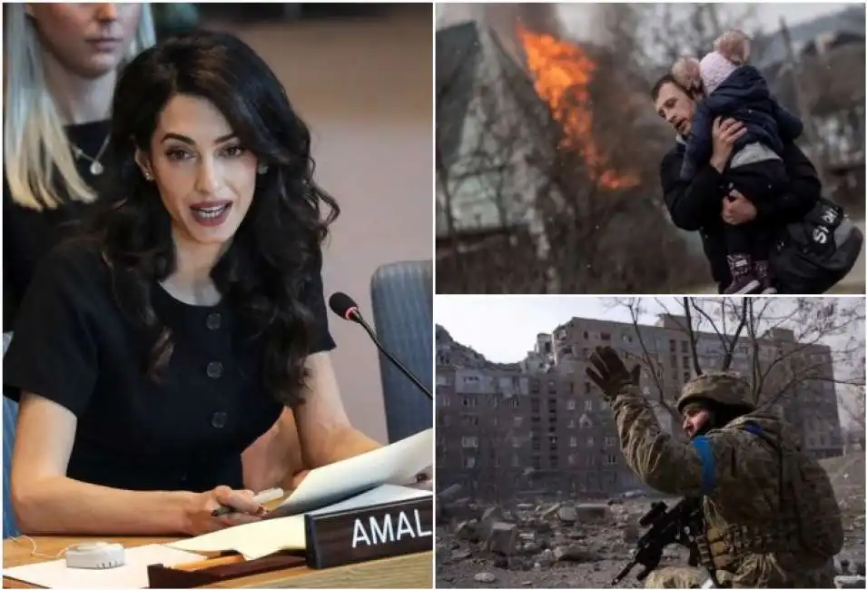 amal clooney guerra ucraina