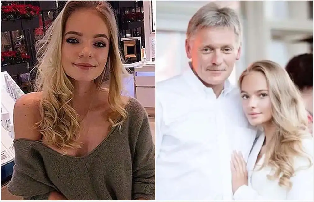 elizaveta peskova e il padre dmitry peskov