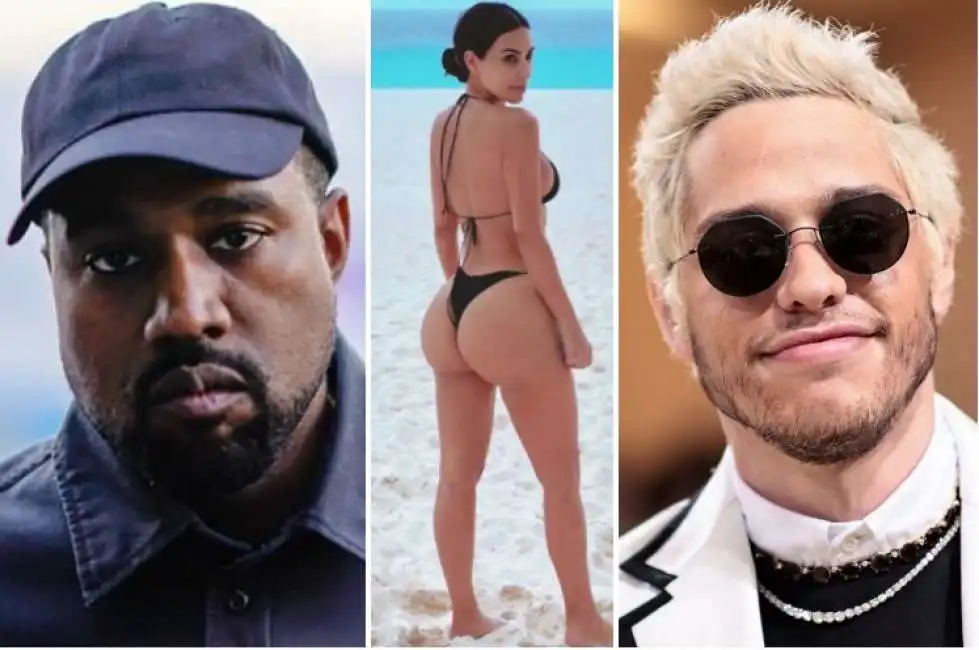 kanye west pete davidson kim kardashian 