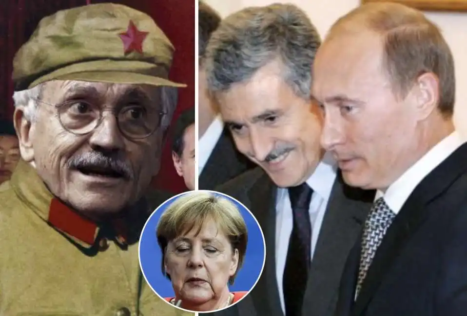 massimo dalema angela merkel vladimir putin 