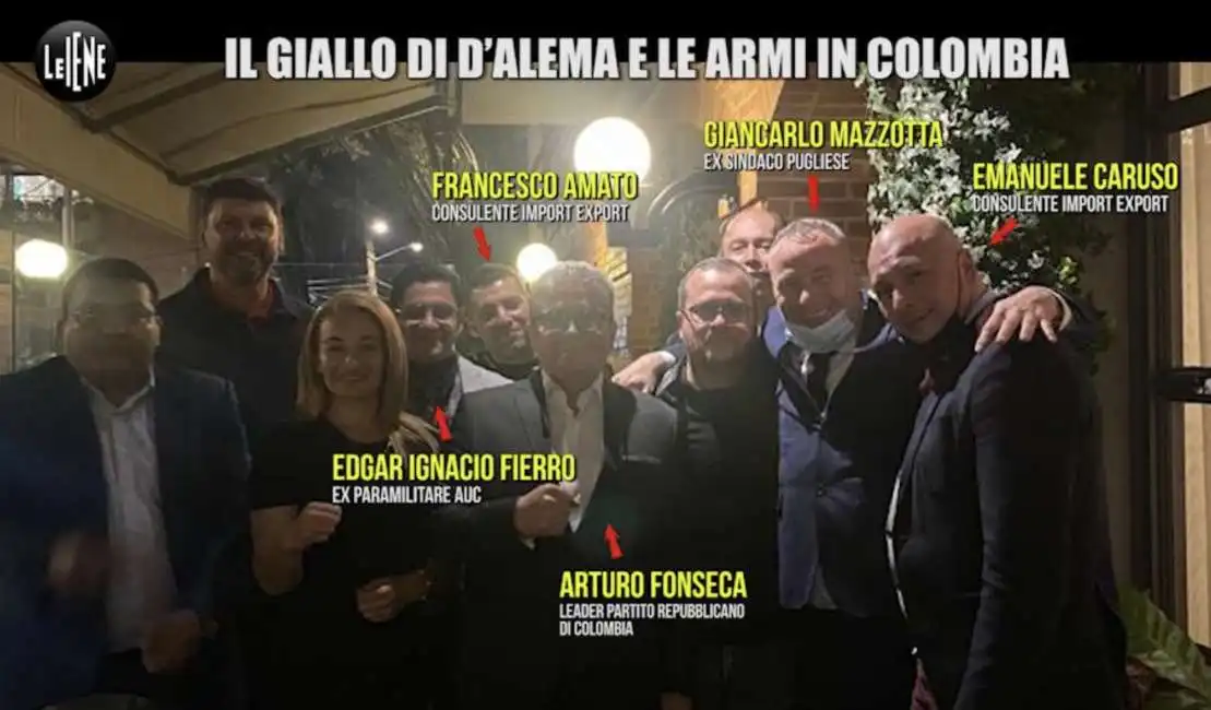 massimo dalema edgar fierro francesco amato giancarlo mazzotta emanuele caruso 