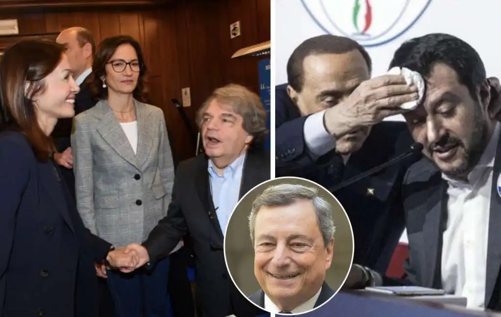 matteo salvini silvio berlusconi maria stella gelmini mara carfagna renato brunetta 