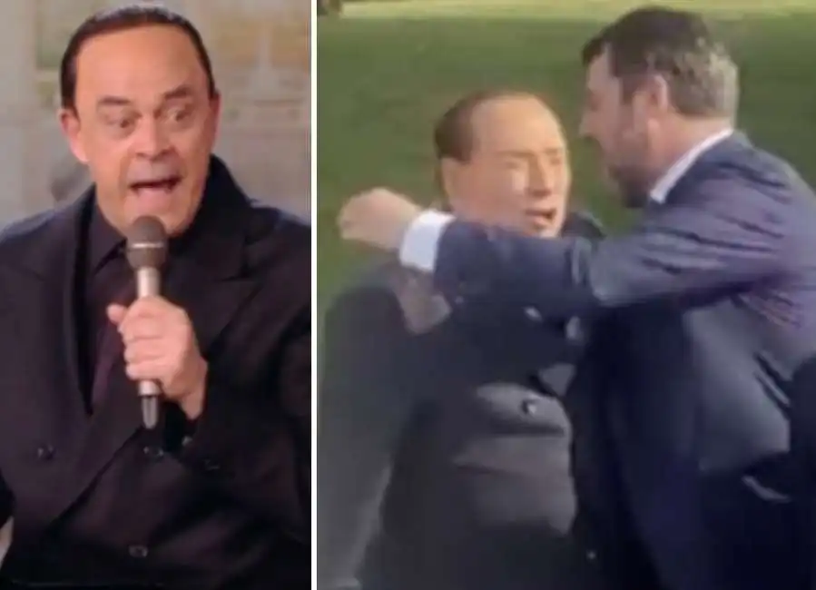 maurizio crozza silvio berlusconi matteo salvini 