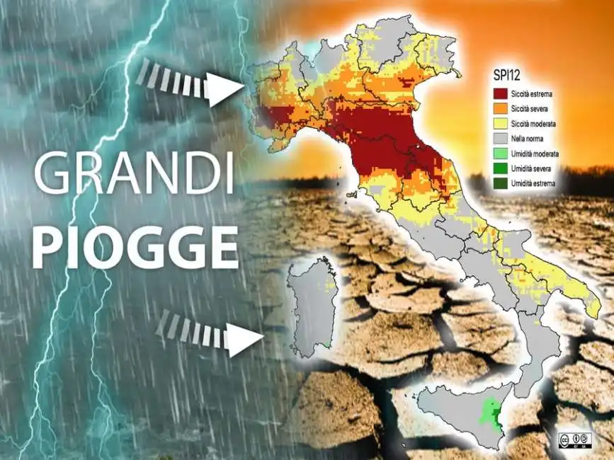 meteo siccita pioggia