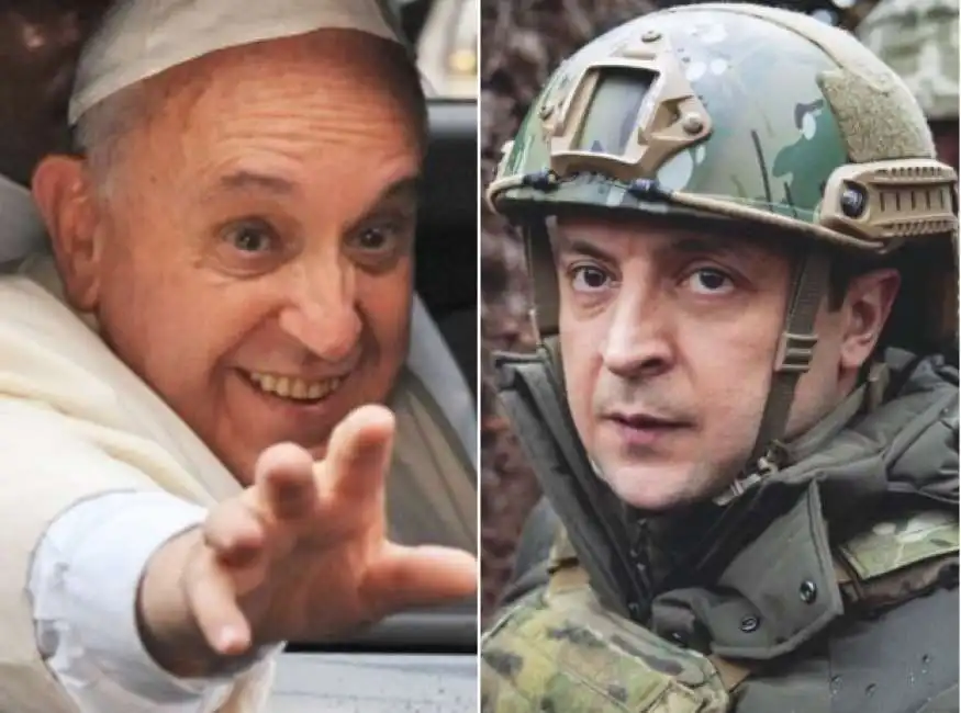 papa francesco bergoglio zelensky