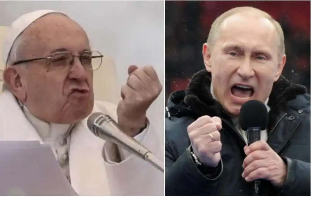 putin papa francesco bergoglio