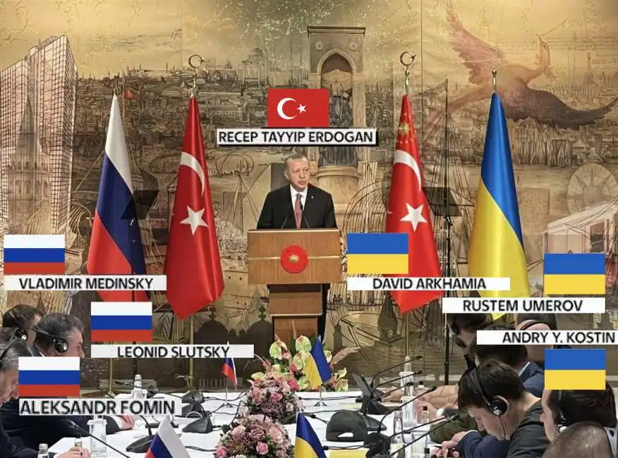 recep tayyip erdogan - colloqui per la pace in ucraina