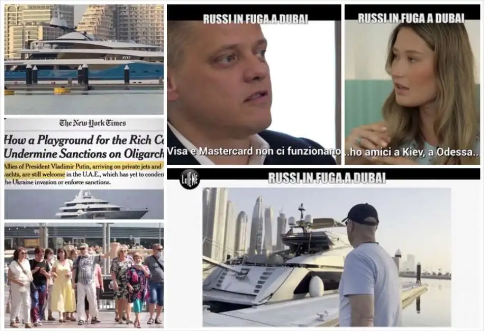 russi dubai le iene