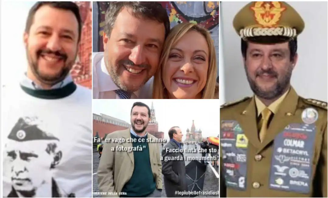 salvini meloni russia