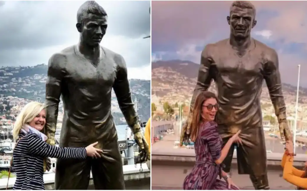 statua cristiano ronaldo