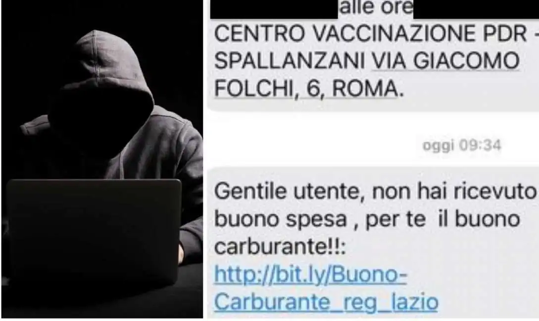 truffa sms buoni spesa benzina regione lazio