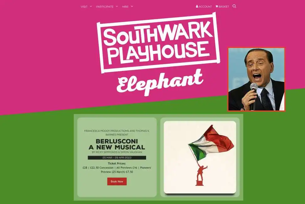 berlusconi - a new musical - southwark playhouse 