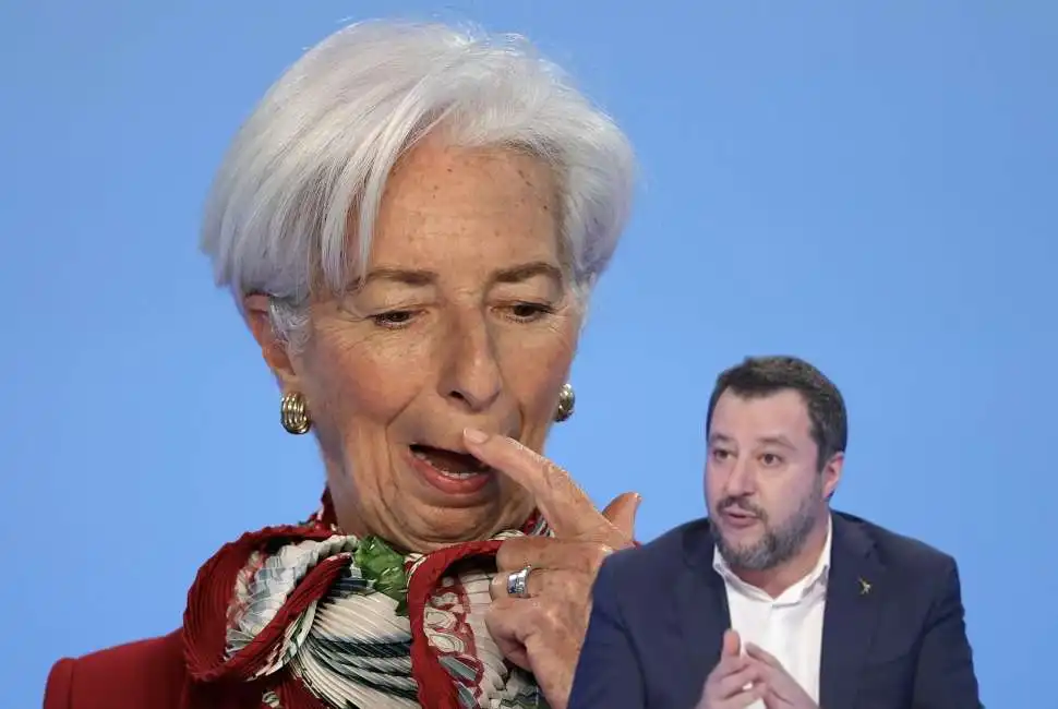 christine lagarde matteo salvini 