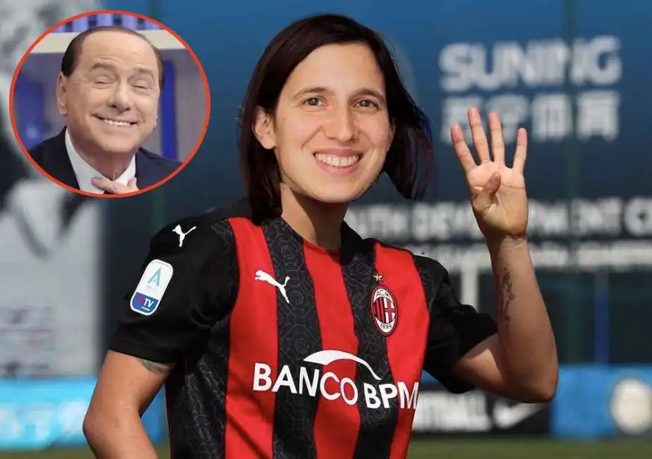 elly schlein milan silvio berlusconi