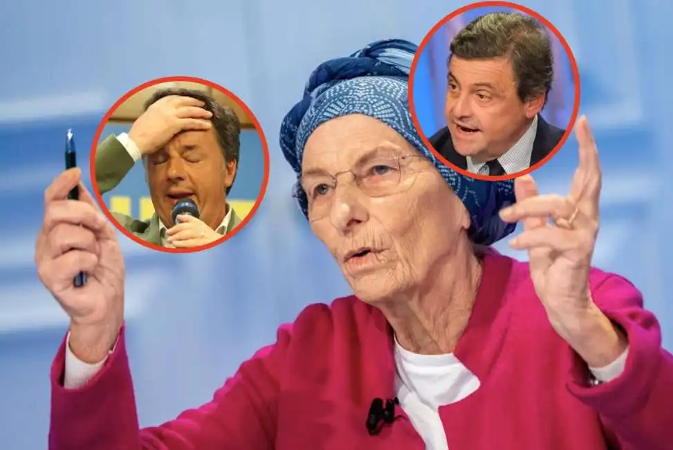 emma bonino matteo renzi carlo calenda