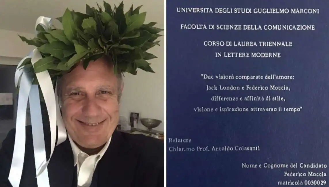 federico moccia laurea tesi 