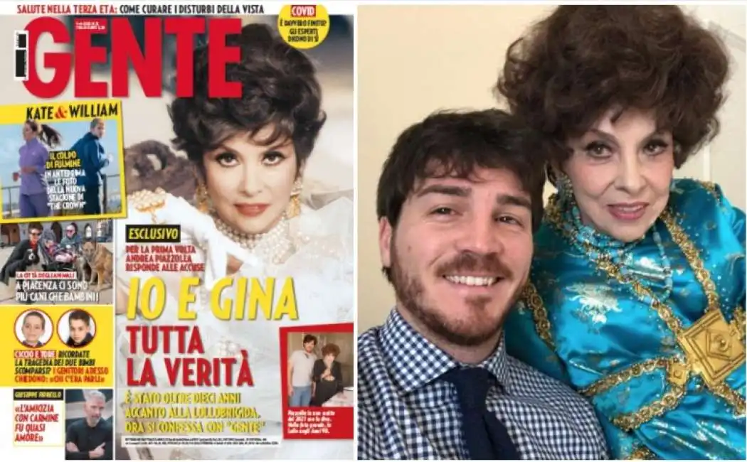 gina lollobrigida gente andrea piazzolla